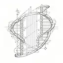 DNA strand  tattoo design idea