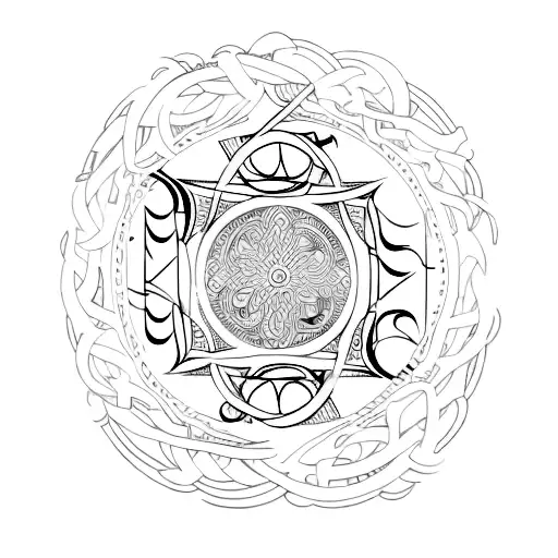 stoicism tattoo design idea