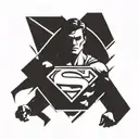 Superman tattoo design idea