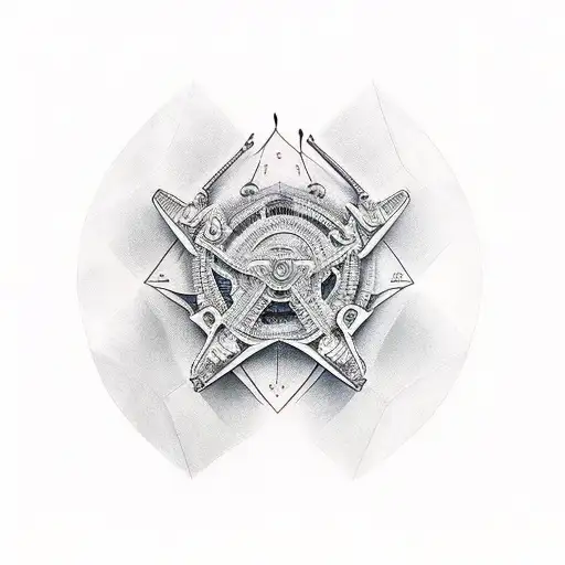 ship  tattoo design idea