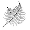Fern Tree tattoo design idea