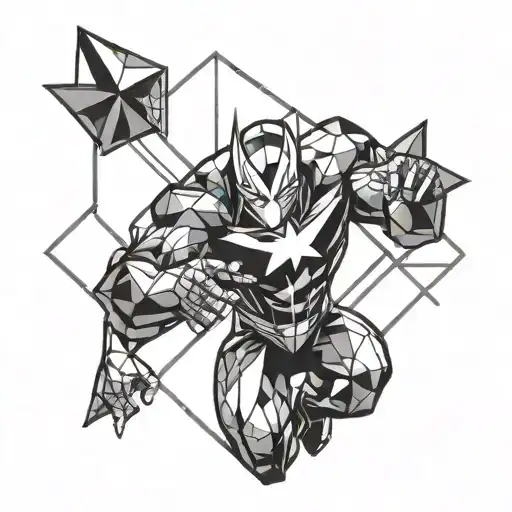 marvel comics tattoo design idea