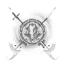 Electrician tools with Jane and Joey's names incorporated tattoo design idea