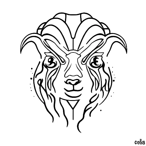 cult of the lamb tattoo design idea