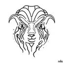 cult of the lamb tattoo design idea