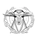 cult of the lamb tattoo design idea