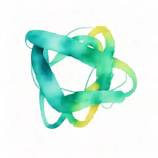 stroke survivor symbol intertwined tattoo design idea