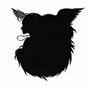 morrigan celtic goddess tattoo design idea