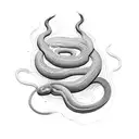coiled Colombian boa tattoo design idea