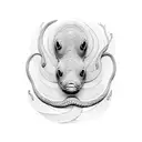 coiled Colombian boa tattoo design idea