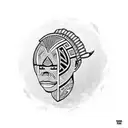 african tribal tattoo design idea