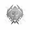 african tribal tattoo design idea