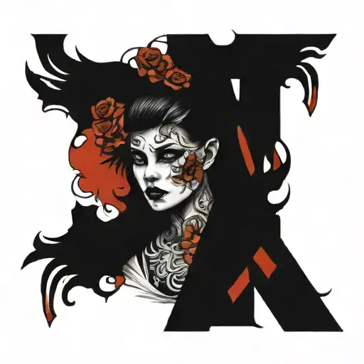 text: BNWO tattoo design idea