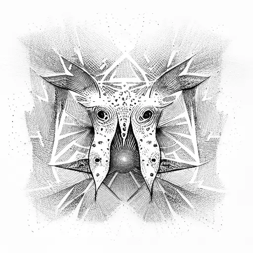 Fading stripes tattoo design idea