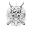 chronos tattoo design idea