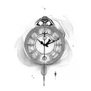 chronos tattoo design idea