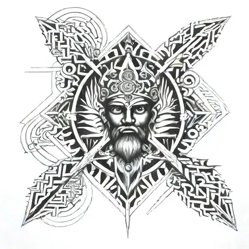 lord vishnumaya tattoo design idea