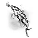 Koi Fish tattoo design idea