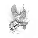 Koi Fish tattoo design idea