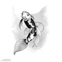 Koi Fish tattoo design idea