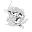 Koi Fish tattoo design idea