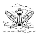 jet plane 365 tattoo design idea