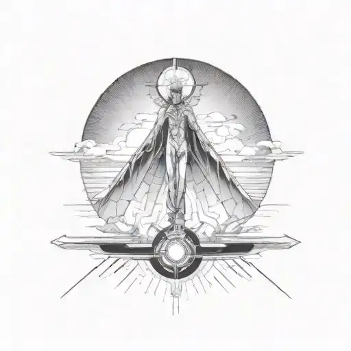 neo genesis Evangelion tattoo design idea