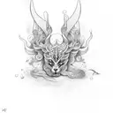 runa de amor tattoo design idea