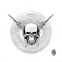 The reaper death seal tattoo design idea