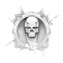 The reaper death seal tattoo design idea