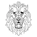Daniel in the Lions' Den tattoo design idea