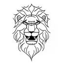 Daniel in the Lions' Den tattoo design idea