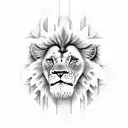 Daniel in the Lions' Den tattoo design idea