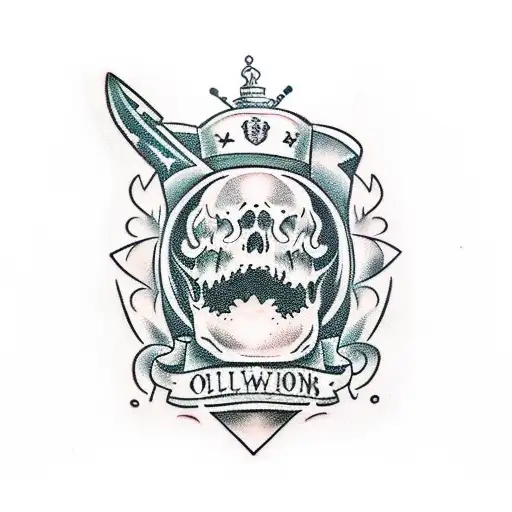 headstone that has the words "moderation is for cowards on it" tattoo design idea