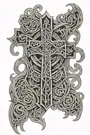 boondock saints Celtic cross with design  tattoo design idea