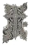 boondock saints Celtic cross with design  tattoo design idea