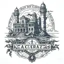 alcatraz tattoo design idea