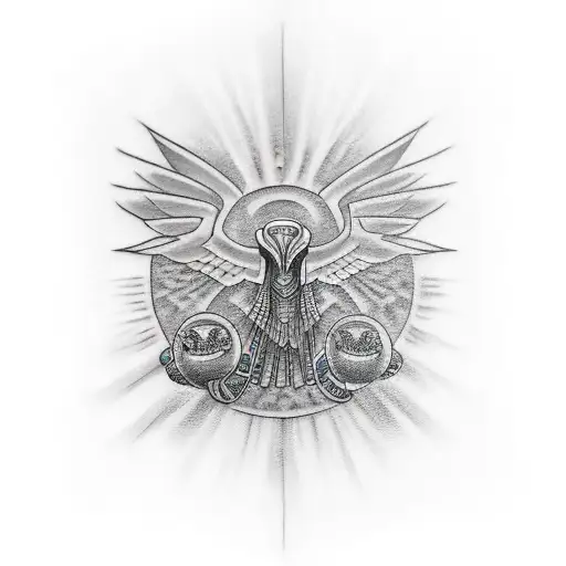 horus tattoo design idea