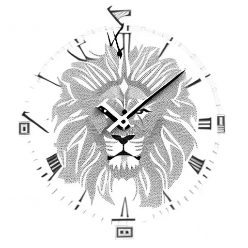 lion, Eagle, poland, United Kingdom, 1.10am, clock, prison, break  tattoo design idea