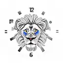 lion, Eagle, poland, United Kingdom, 1.10am, clock, prison, break  tattoo design idea