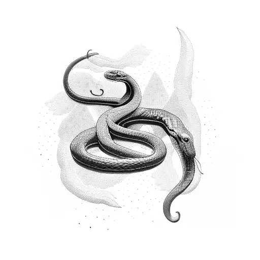 snake, family, loyalty, authenticity, love tattoo design idea