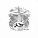 surfboard with the text "oi kai ka lau e hana i ola honua" tattoo design idea