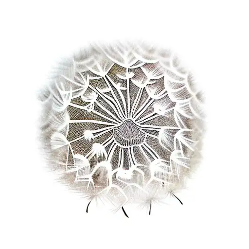 Dandelion tattoo design idea