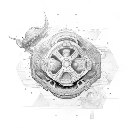 Tortellino and civil engineer tattoo design idea