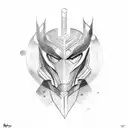 marvel character loki tattoo design idea