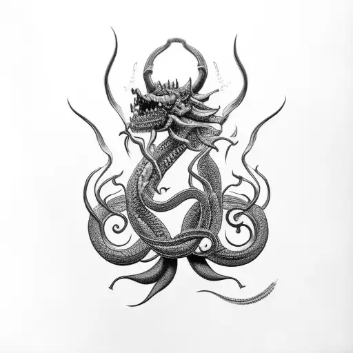 Jörmungandr tattoo design idea