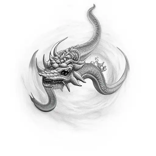 Jörmungandr tattoo design idea