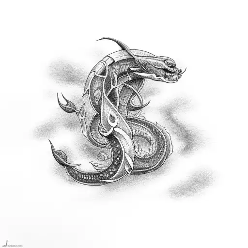 Jörmungandr tattoo design idea