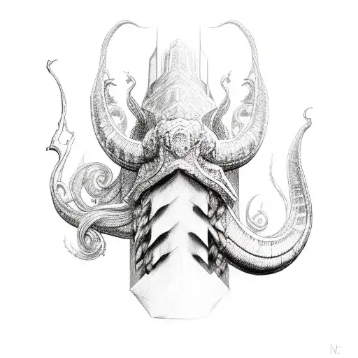 Jörmungandr tattoo design idea