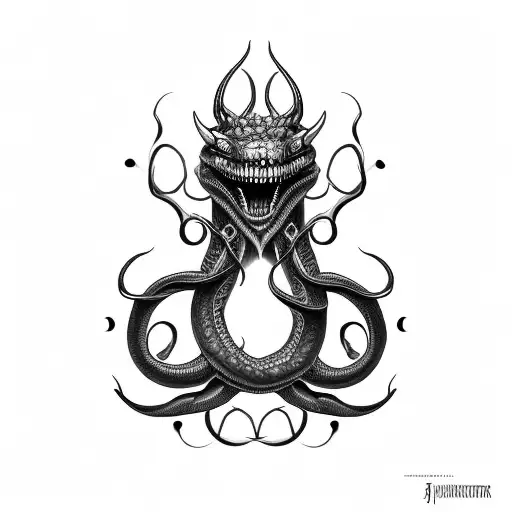 Jörmungandr tattoo design idea